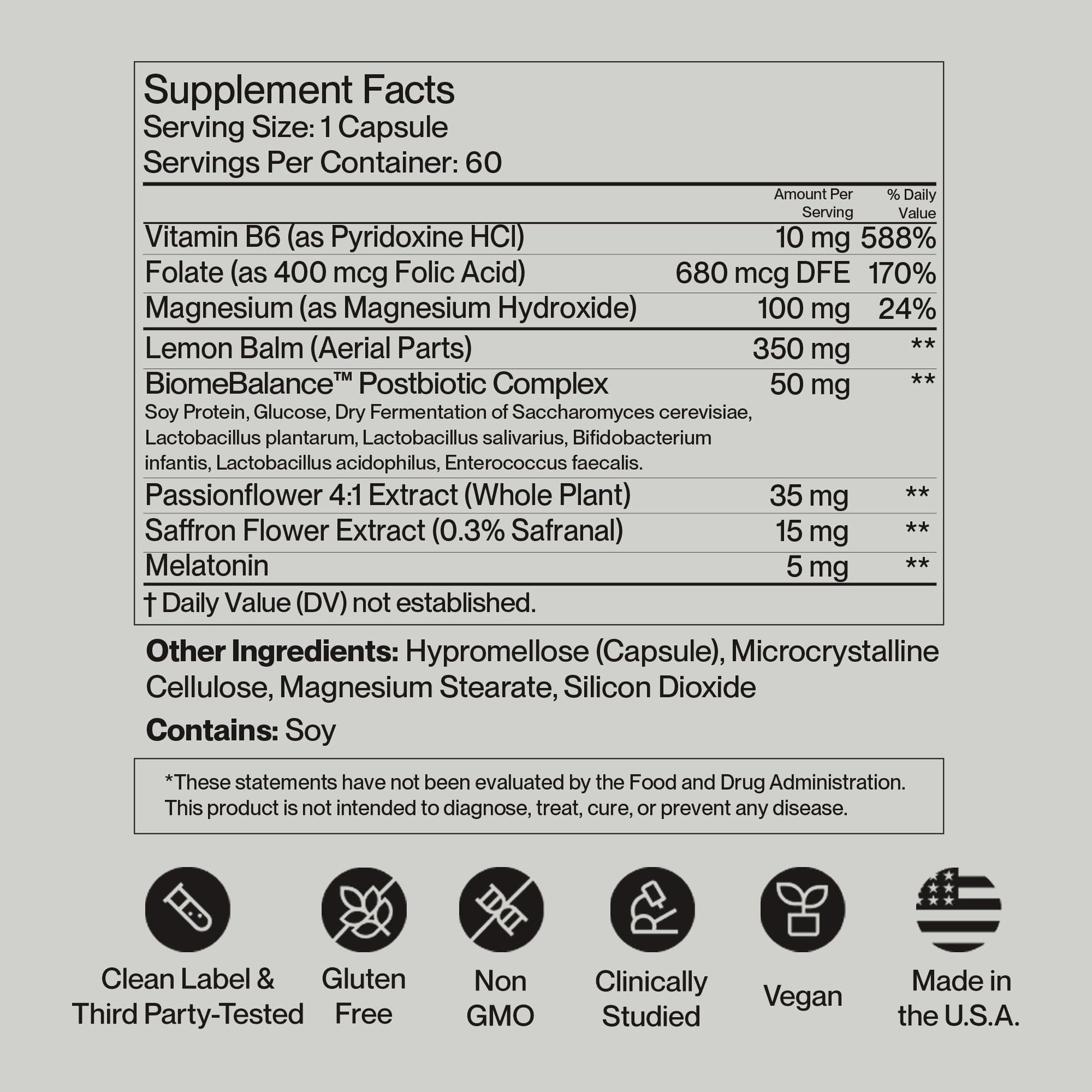 SecondKind Anxiety & Stress Relief Supplement – Saffron & Postbiotic Supplement for Emotional Support – 1000x More Active Ingredients Than Probiotics. Made with BiomeBalance™ in the USA, 60 Capsules SecondKind Au supplements