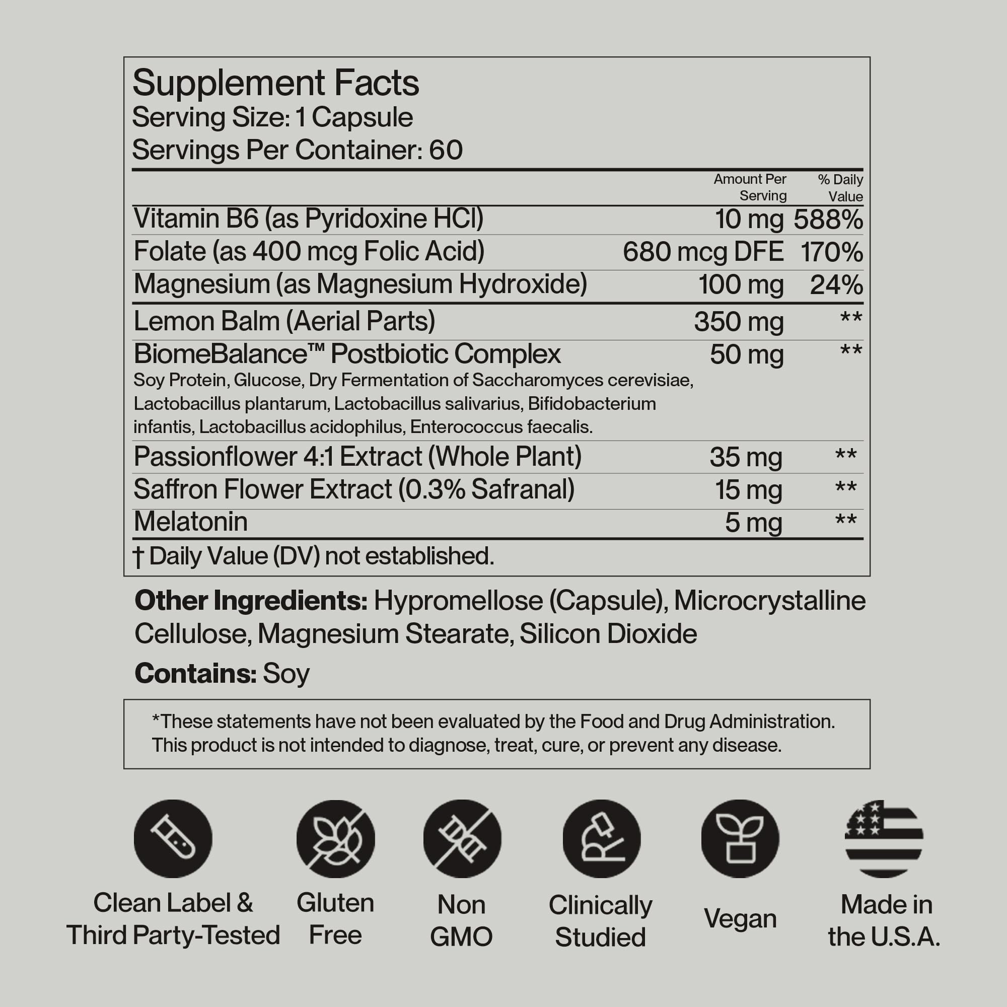 SecondKind Anxiety & Stress Relief Supplement – Saffron & Postbiotic Supplement for Emotional Support – 1000x More Active Ingredients Than Probiotics. Made with BiomeBalance™ in the USA, 60 Capsules SecondKind Au supplements