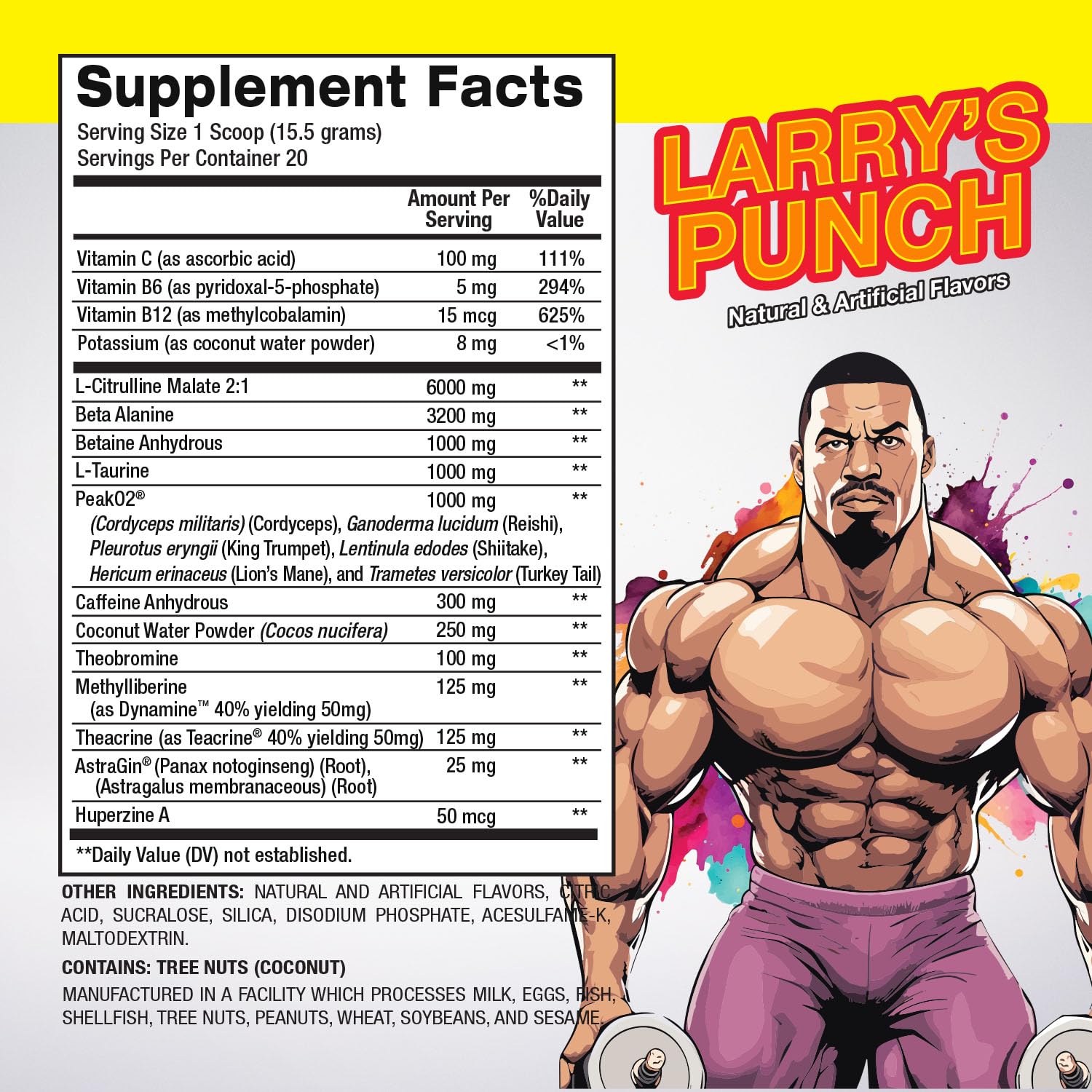 Larry Wheels' PR Preworkout - Enhance Performance with 6g Citrulline, 3.2g Beta Alanine PR Sciences Au supplements