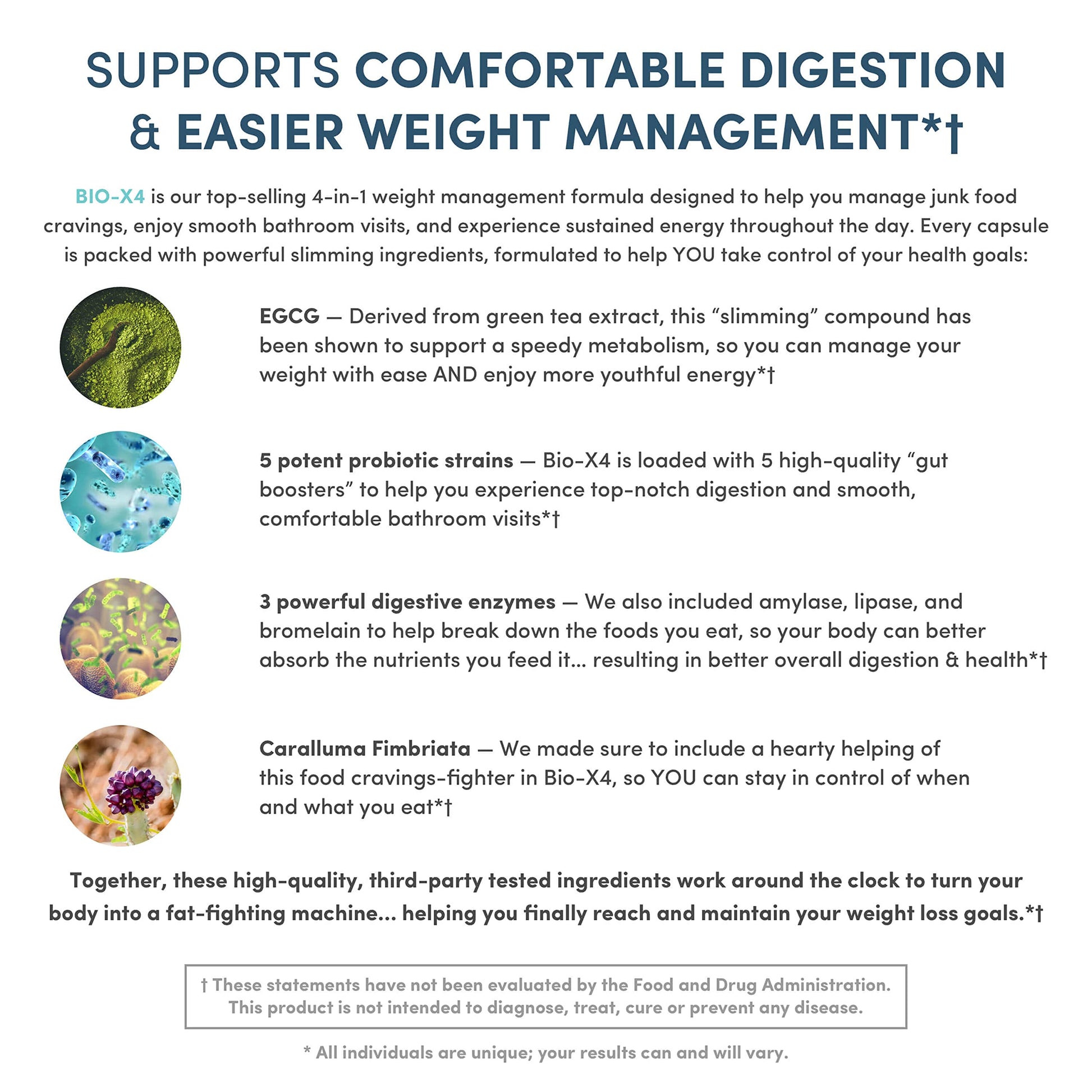 Nucific® Bio-X4 4-in-1 Weight Management Probiotic Supplement, 90 Count. Nucific Au supplements
