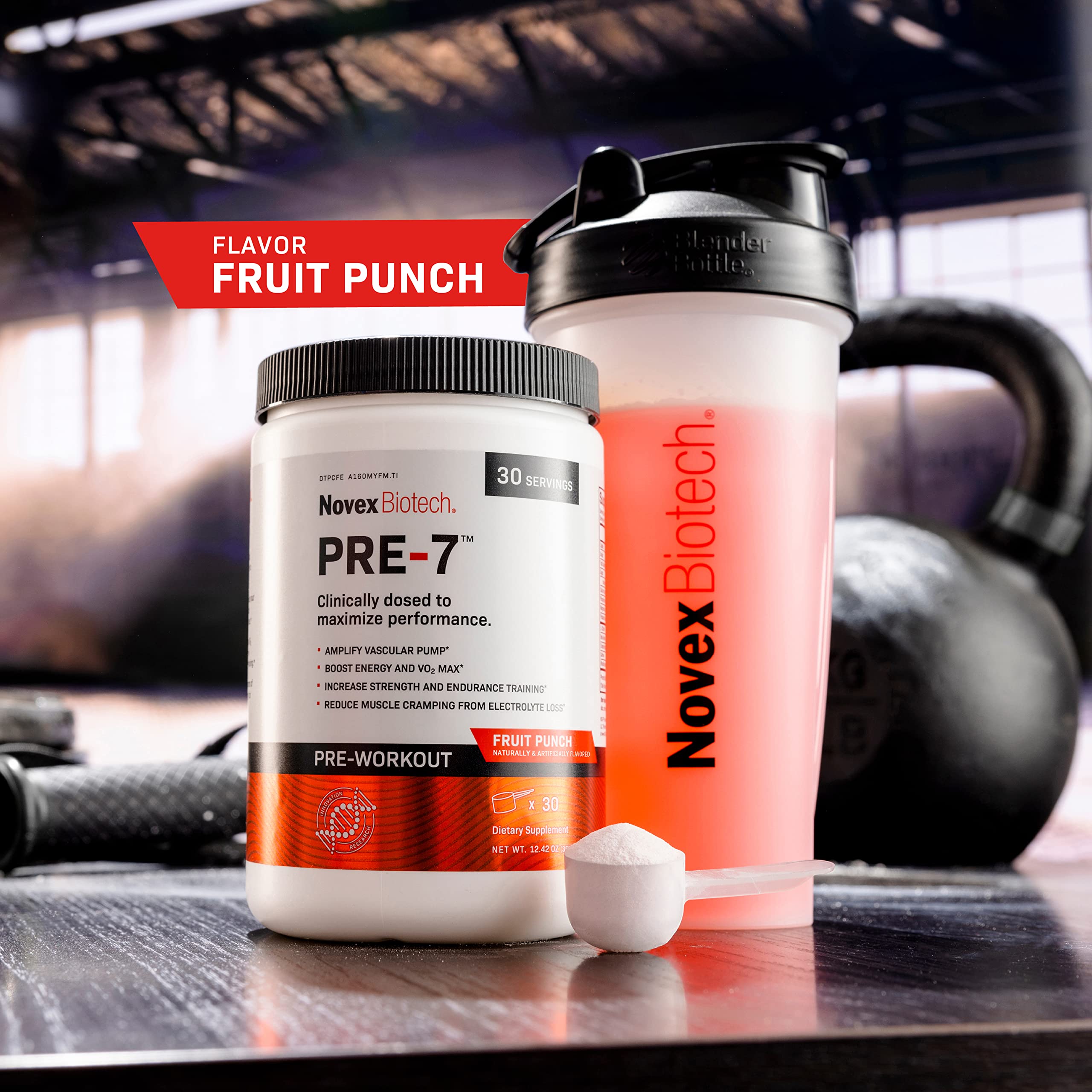 Novex Biotech PRE-7 Pre-Workout Powder – Best preworkout for Men - Boost Energy Novex Biotech Au supplements