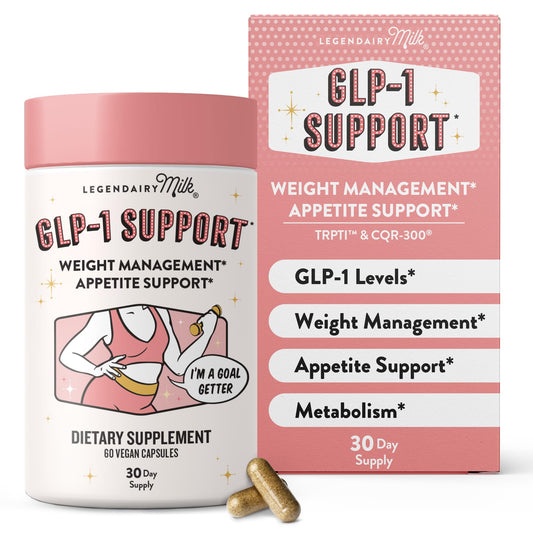 Plus Supplement for Weight Management Appetite Control for Women w Trpti OEA, CQR-300 & Chromium, Supports Natural Fullness Signals & Hunger, Metabolism Support Supplement Legendairy Milk 1-Pack Legendairy MilkUS supplements