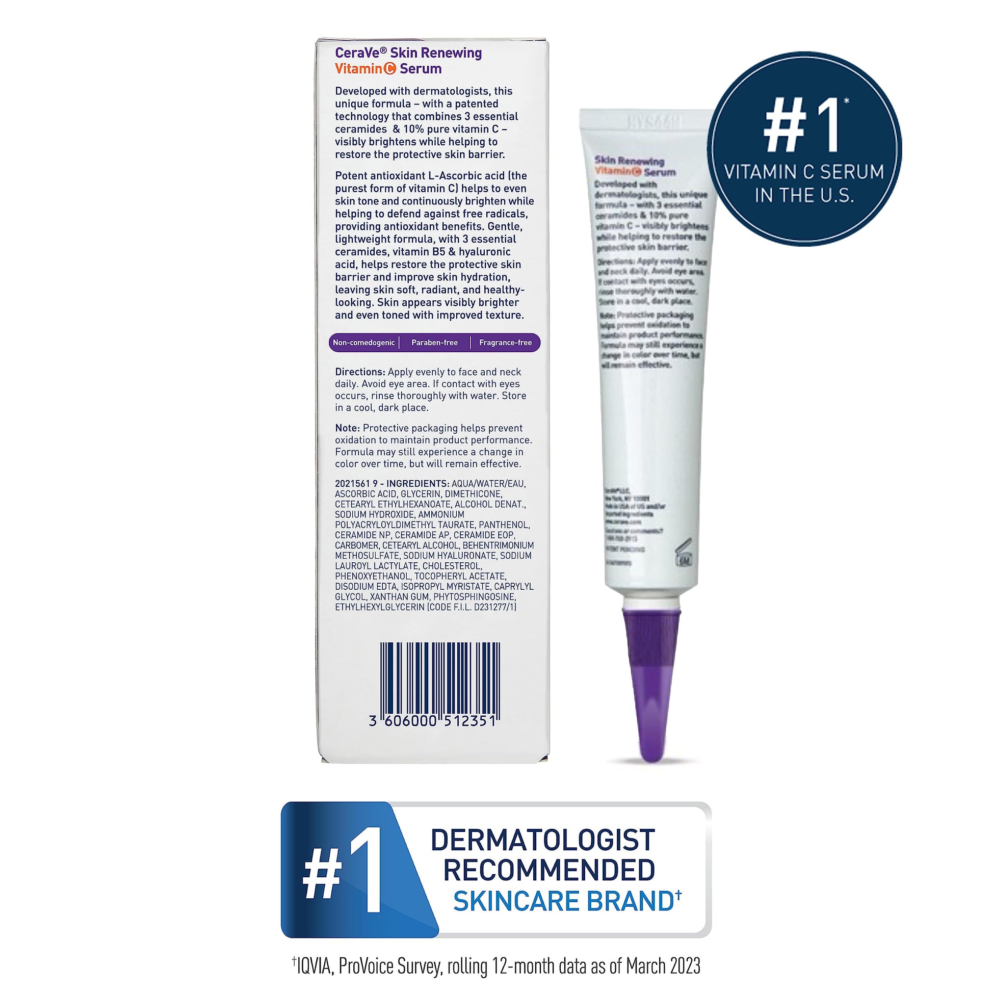 CeraVe Vitamin C Serum with Hyaluronic Acid | Skin Brightening Serum for Face CeraVe Au supplements