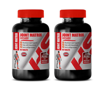 Enhanced Mobility - Joint Matrix Complex - Motion Blend, Strength and Mobility, Flex Formula, Functional Complex, Active Performance, Herbal Joint Formula, Total Body Support 2 Bottles 180 Capsules Healthy Supplements LLC Au supplements