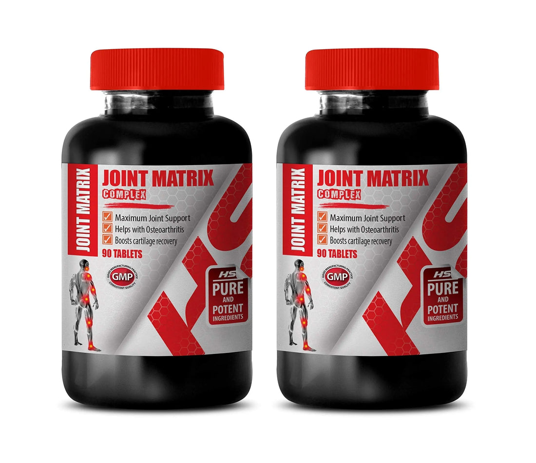 Herbal Strength Blend - Joint Matrix Complex - Everyday Movement, Vital Support, Nutritional Balance, Joint Blend, Structural Strength, Functional Motion 2 Bottles 180 Capsules Healthy Supplements LLC uk supplements