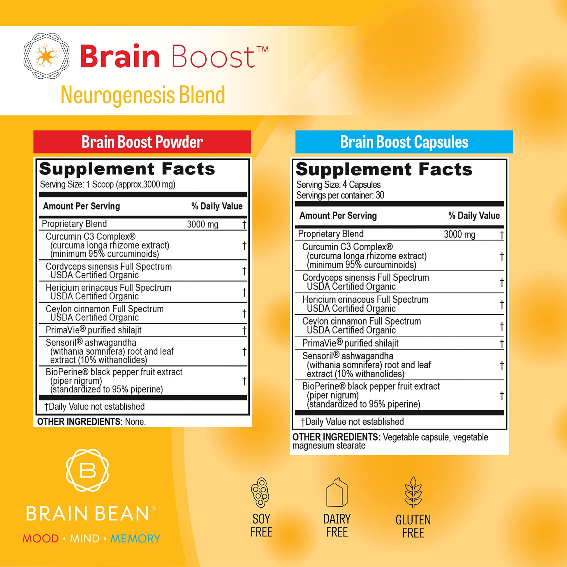 Brain Bean Brain-Boost (Formerly Brain Bean Au supplements