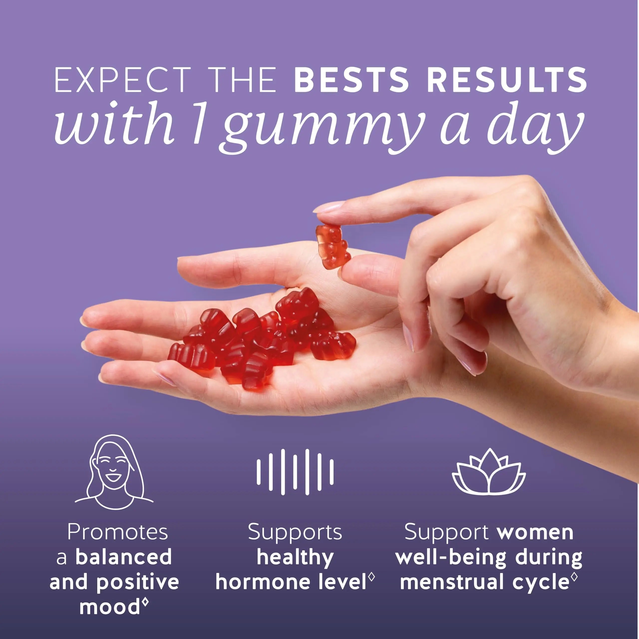 PMS Support Supplement for Women. Menstrual Relief Gummies to Target Hormonal Breakouts, Bloating, Period Cramps, & Mood Swings. Bears with Benefits Au supplements