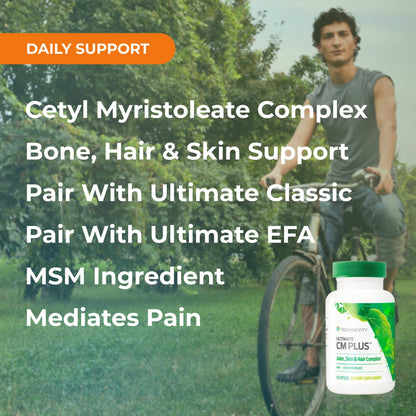 Youngevity Ultimate CM Plus™ - Patented Bone Health Supplement MSM & Cetyl Myristoleate - Muscle and Bone Health Complex - (90 Capsules) YoungevityAu supplements