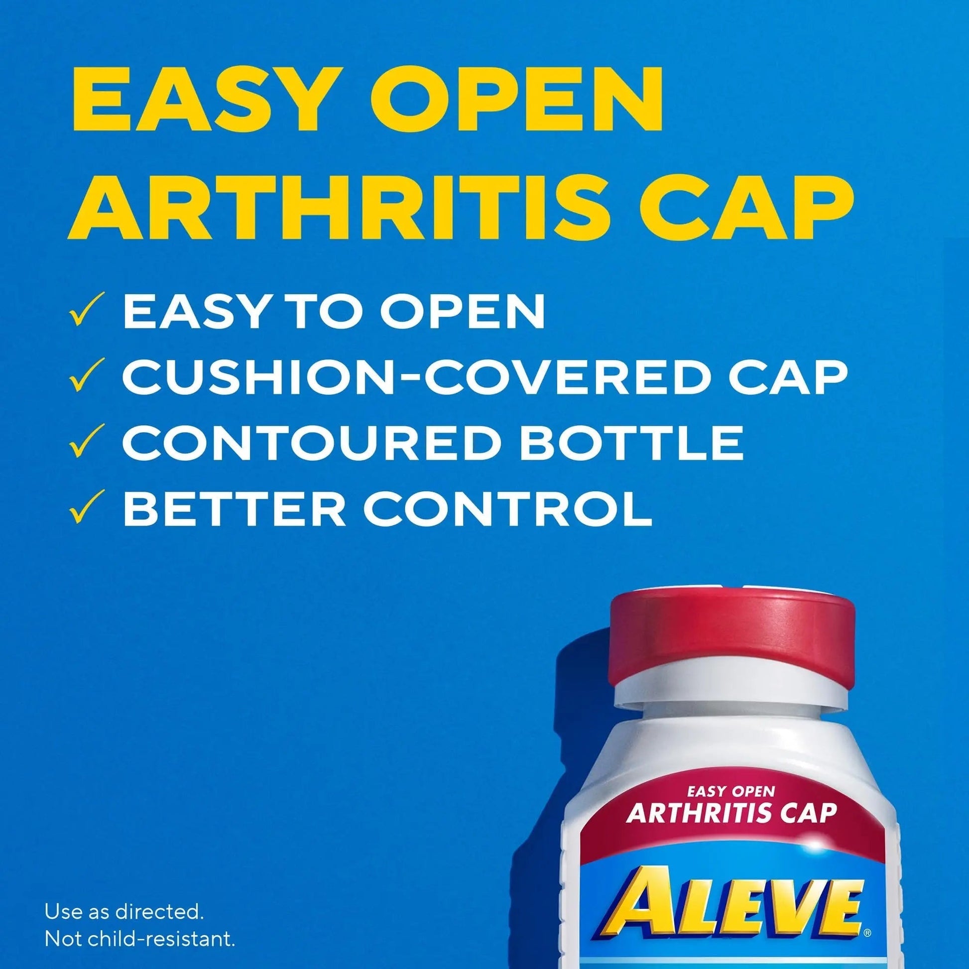 Aleve Gelcaps with Easy Open Arthritis Cap, Naproxen Sodium, Medication for Arthritis Pain, 160 Count Aleve Au supplements