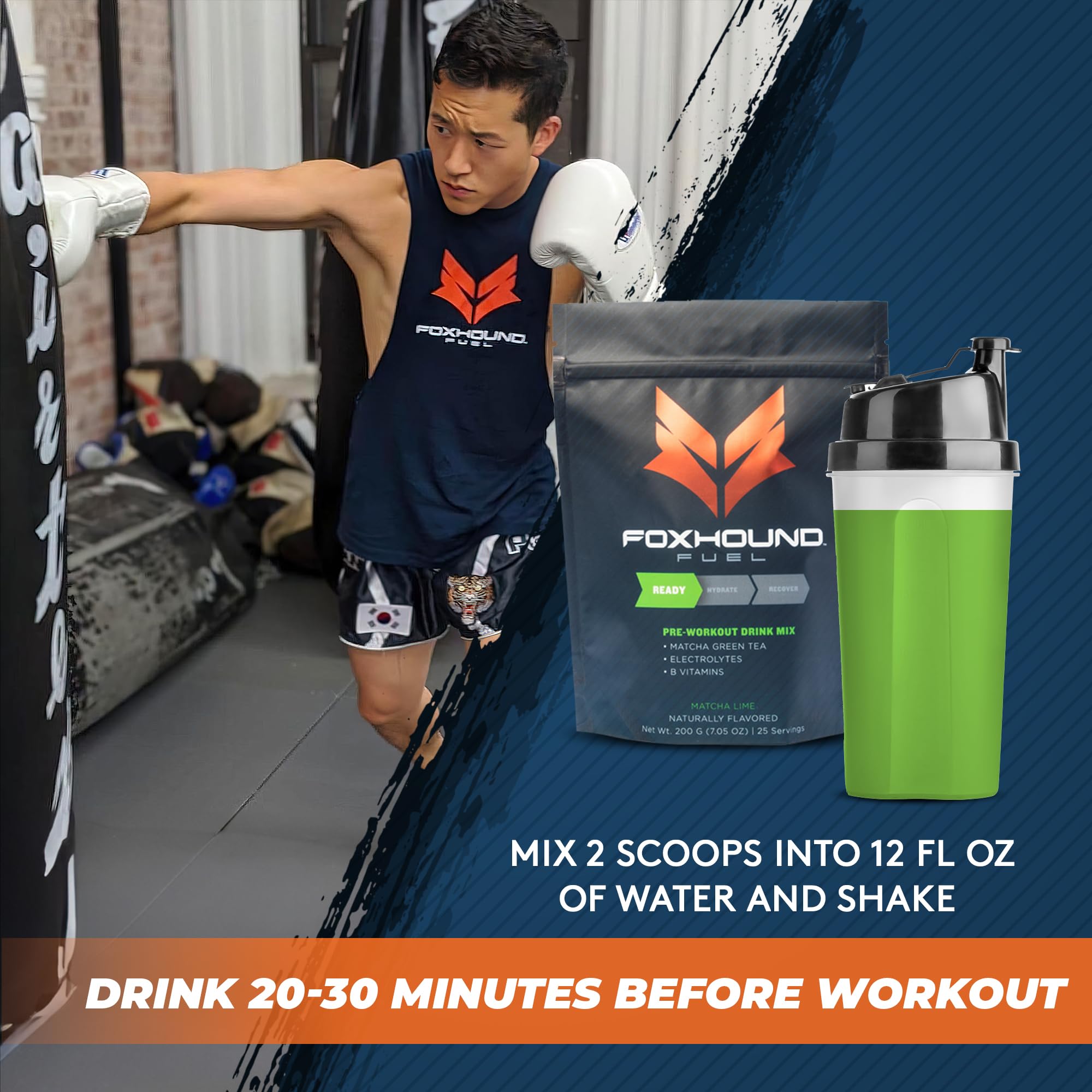 Foxhound Fuel Keto Pre Workout Powder Electrolytes Drink Mix, Sugar Free Preworkout Foxhound Fuel Au supplements