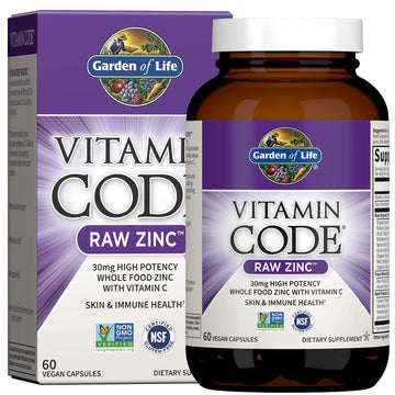 Garden of Life Vitamin Code Raw One Men's Multivitamin with Zinc Supplements for Immune and Skin Health, 30 Capsules Garden of Life Au supplements