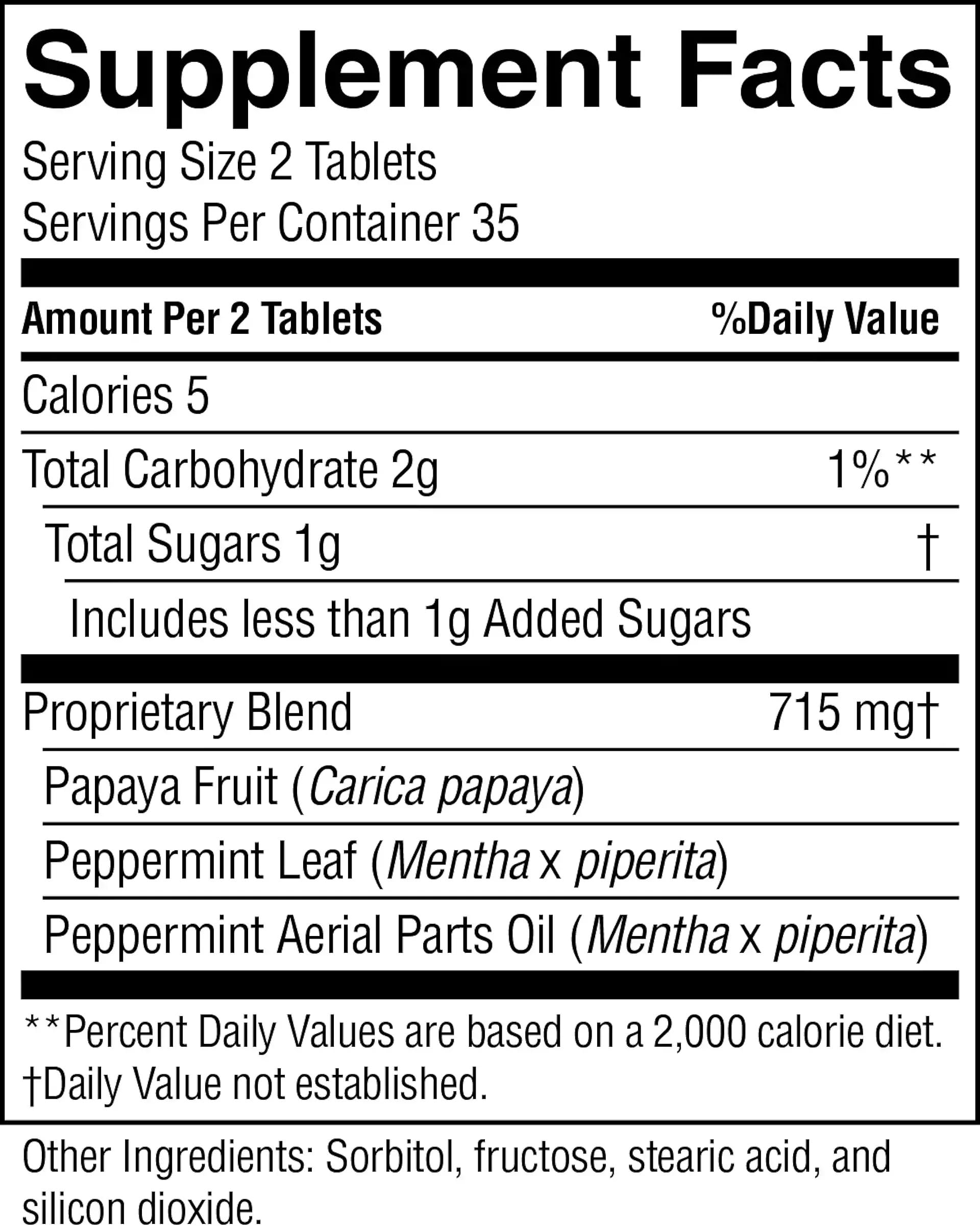 Papaya & Peppermint by Nature's Sunshine Nature's Sunshine Au supplements
