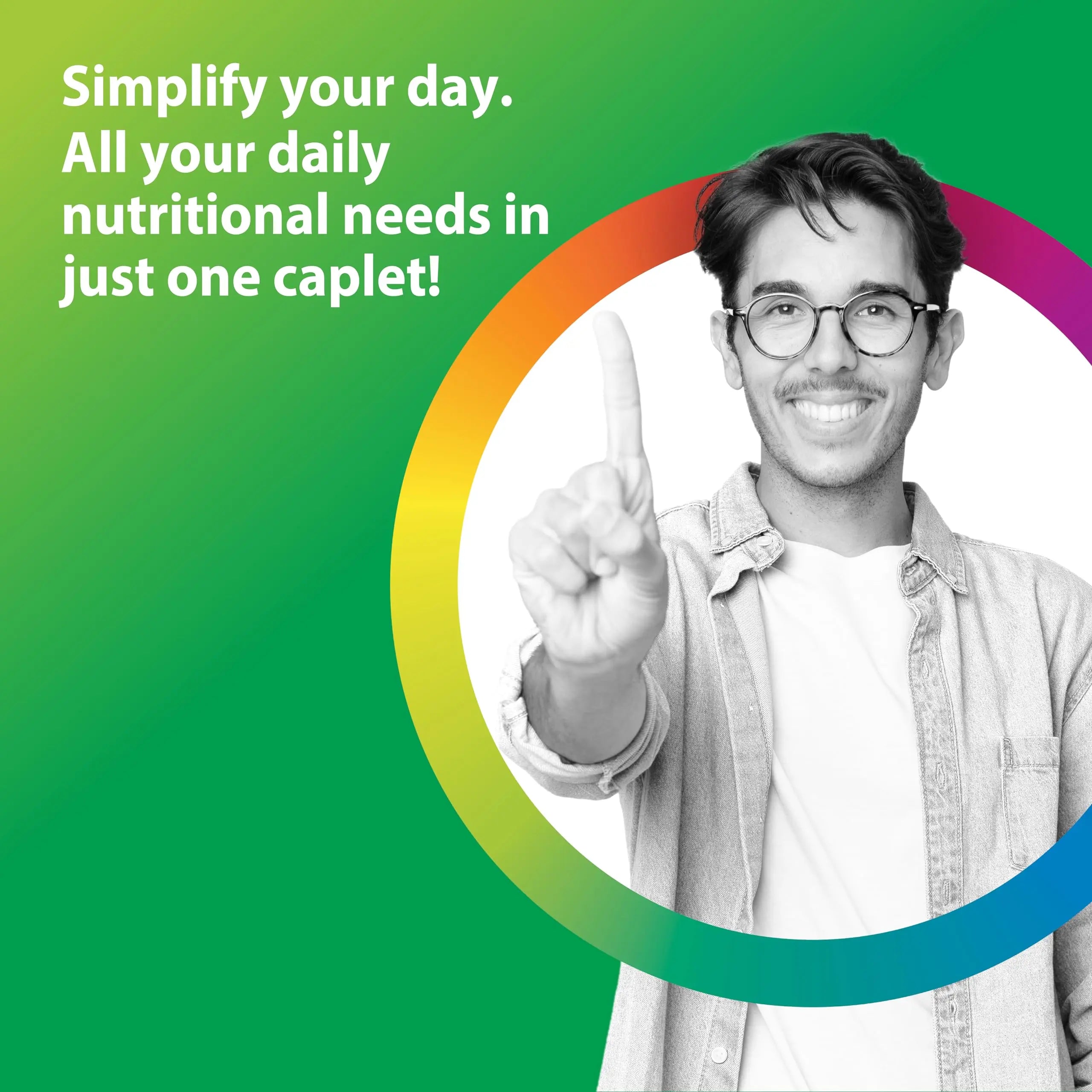 Rainbow Light Mens Multivitamin One + | 60 Caplets | Supports Energy & Antioxidant Health | with Real Food Nutrients, Digestive Enzymes & Probiotics Rainbow Light Au supplements