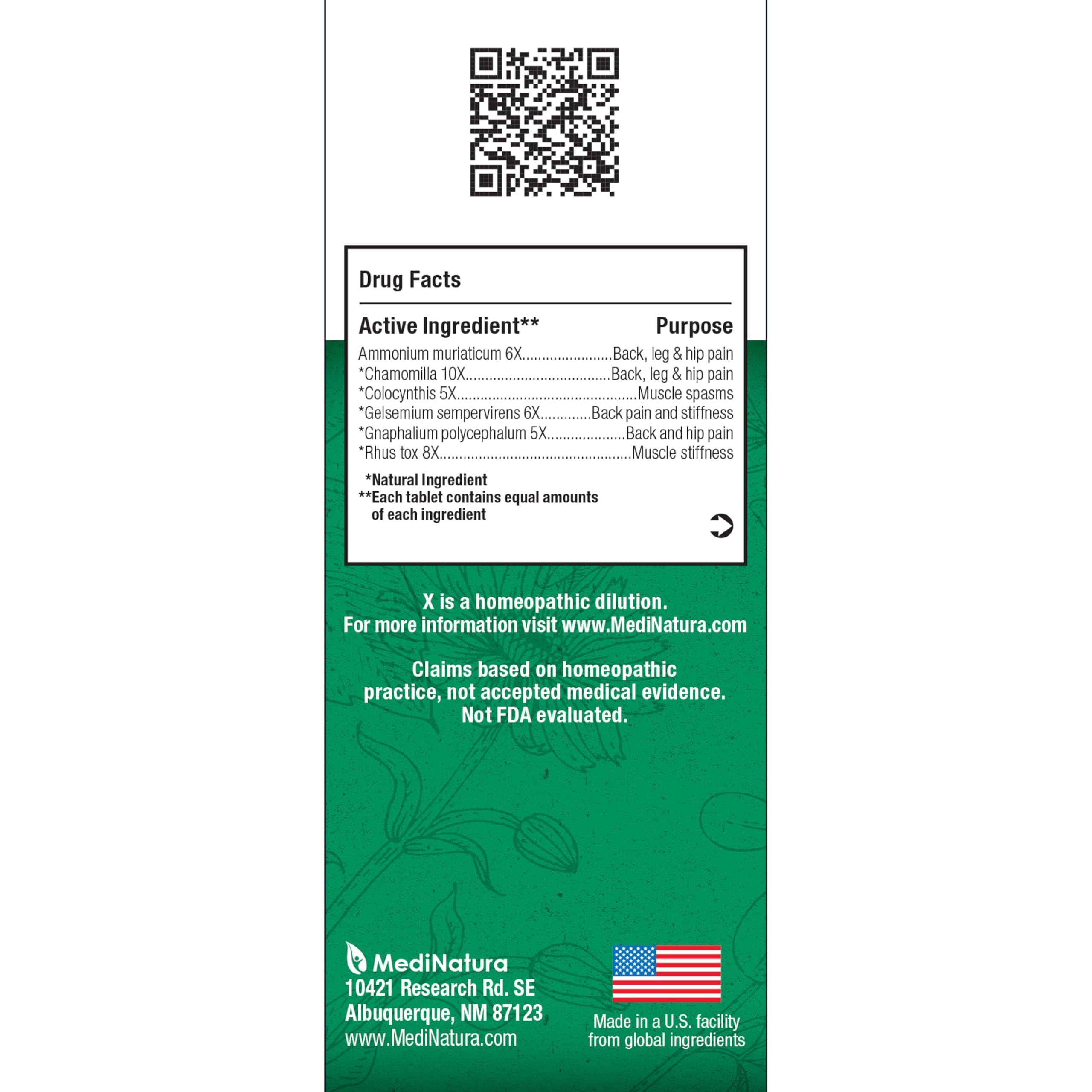 BHI Pain & Spasm Bundle BHI Back Homeopathic Support for Back Pain (100 Tablets) +BHI Spasm, Natural Relief for Cramps & Spasms, Homeopathic Medicine (100 Tablets) MediNatura Au supplements