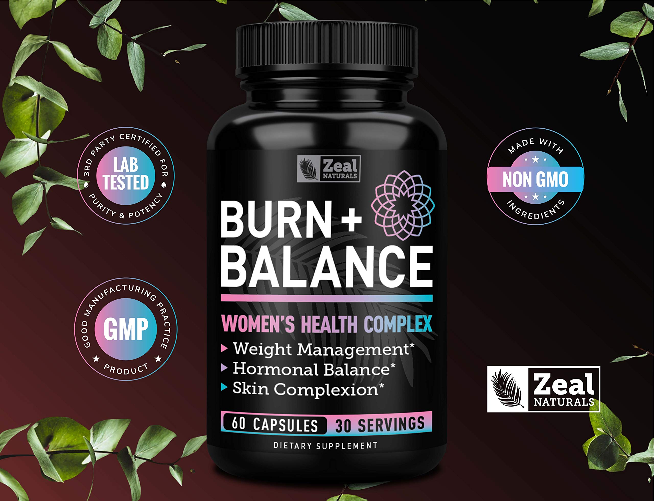 Zeal Naturals Weight Loss Support for Women + Daily Balance Vitamins (Iron, Vitamin D, Setria®, Folate) Premium Diet Support Pills for Women+ Multivitamin and Hormone Support Zeal Naturals Au supplements
