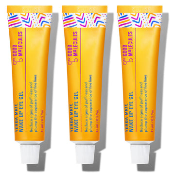 Good Molecules Yerba Mate Wake Up Eye Gel Pack 3 – 15 ml Each | Hydrating Under Eye Gel