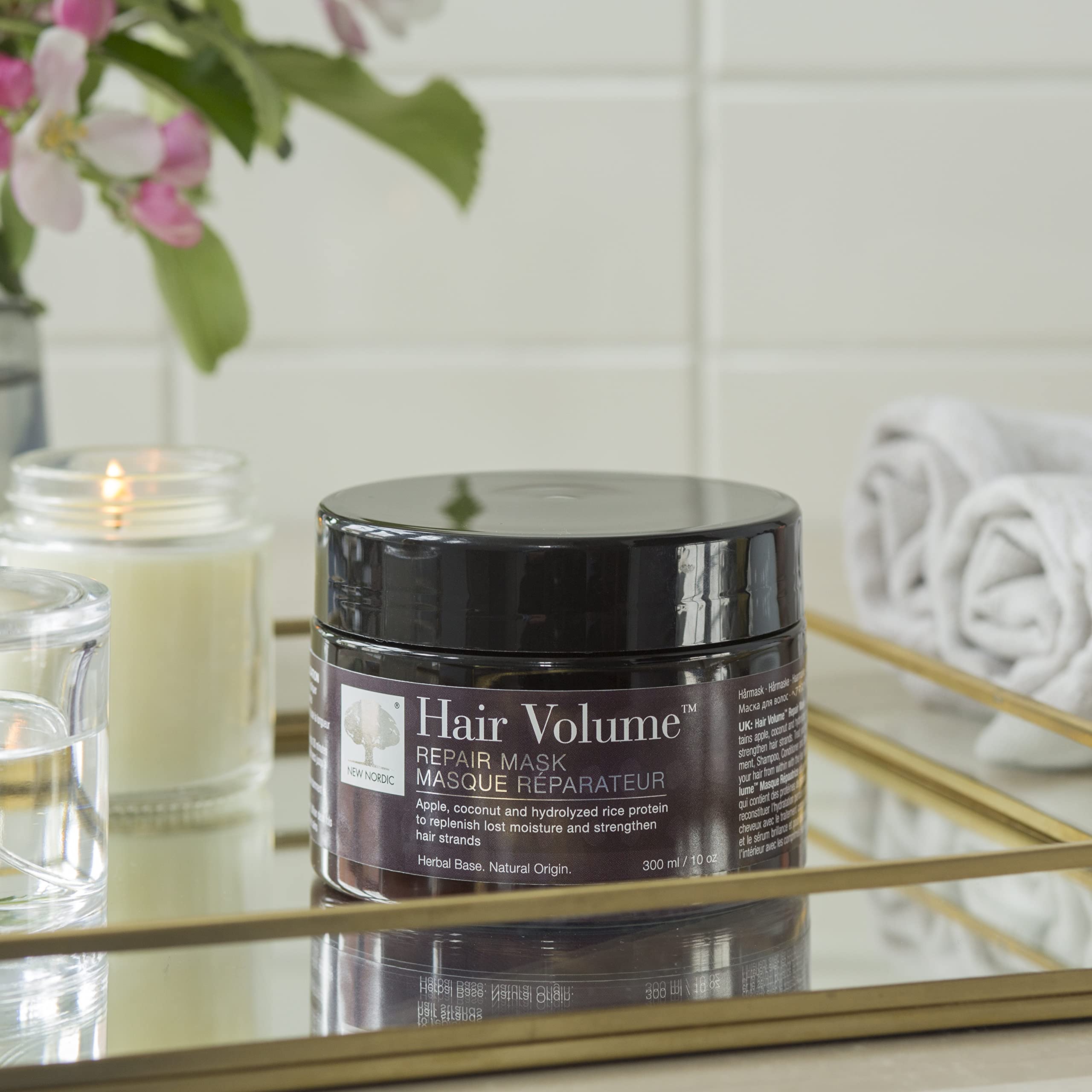 NEW NORDIC Hair Volume Repair Mask for Dry Damaged Hair & Natural Growth, Rebuild Moisture Balance, Volumize & Strengthen, 10 oz NEW NORDIC Au supplements