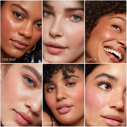 Saie Dew Liquid Blush for Cheeks - Hydrating Cream Blush Stick with a Blendable + Buildable Formula - Skincare Infused Dewy Cheek Tint for a Natural Flush - Glowy Makeup Essential - Spicy (.40 oz) SaieAu supplements