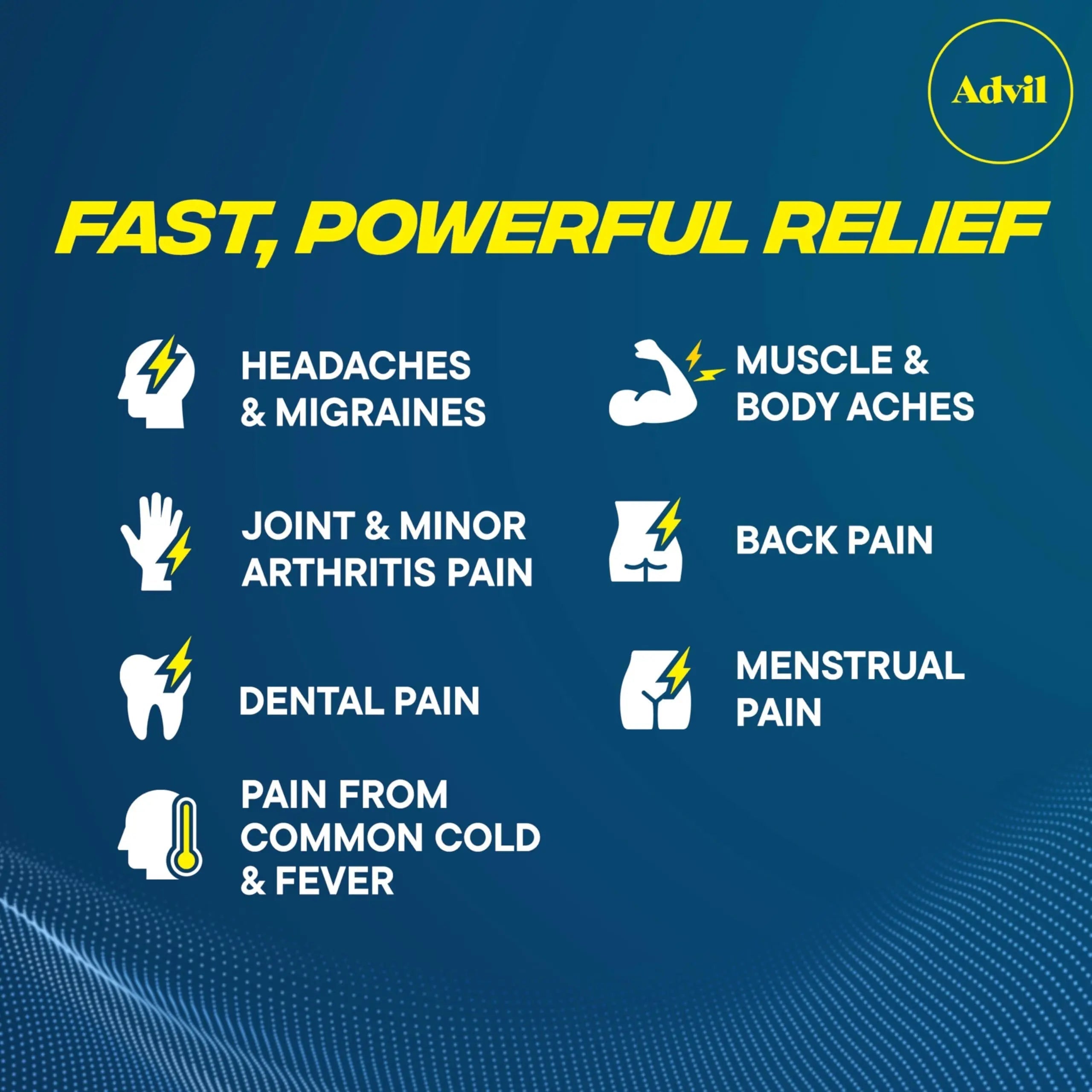 Advil Pain Reliever and Fever Reducer, Pain Relief Medicine with Ibuprofen 200mg for Headache, Backache, Menstrual Pain and Joint Pain Relief - 300+24 Coated Tablets Advil Au supplements