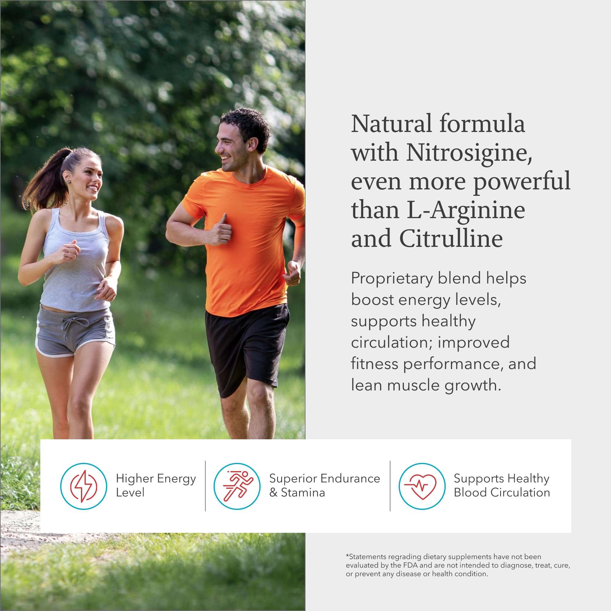 Juvenon BloodFlow-7 Nitric Oxide Supplements for Men & Women - Natural Nitric Oxide Booster with Nitrosigine® + S7® - Blood Flow & Circulation Support (1-Pack) Juvenon Au supplements