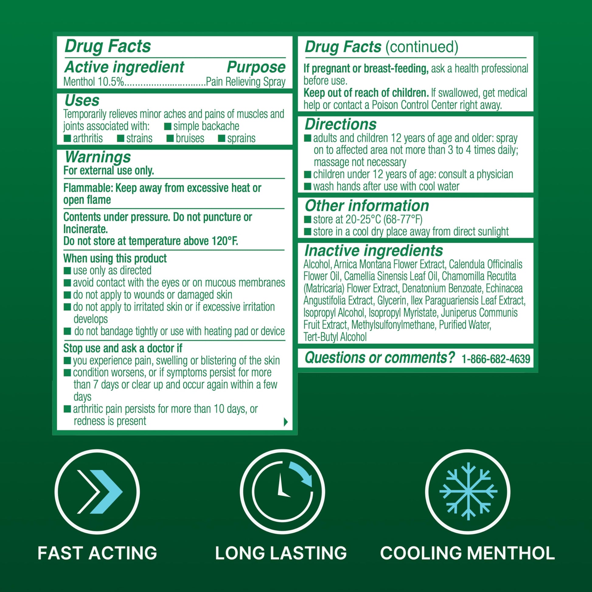 Biofreeze Menthol Pain Relieving Spray 3 FL OZ Colorless Aerosol Spray for Pain Relief Associated with Sore Muscles, Arthritis, Simple Backaches, and Joint Pain (Packaging May Vary) Biofreeze Au supplements