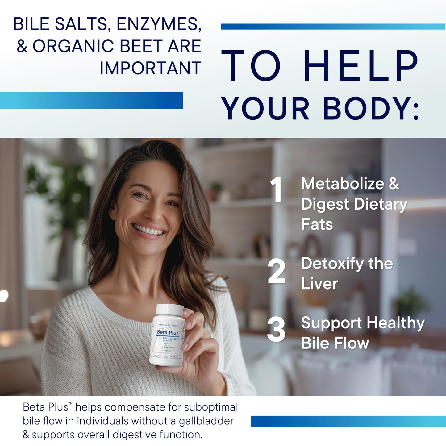 Biotics Research Beta-Plus™ Nutritional Ox Bile Salts Digestive Enzymes Supplement for Bile Production for No Gallbladder-Supports Overall Liver Function, BIOTICS RESEARCHUS supplements