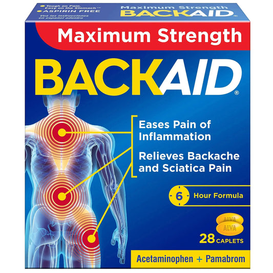 BACKAID Pills 28 Tablets (Pack of 6) BackaidAu supplements