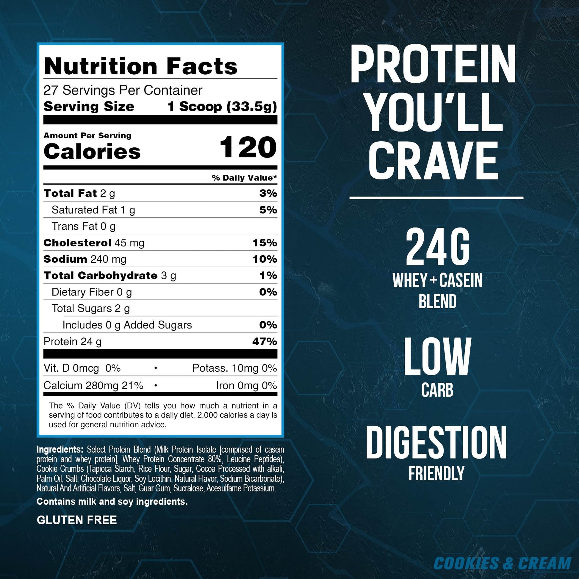 PEScience Select Protein, Cookies and Cream, 27 Serving, Premium Whey and Casein PEScience Au supplements
