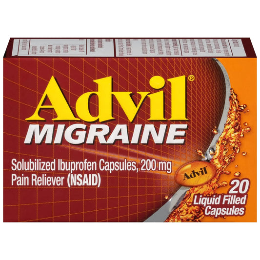 Advil 200 mg Liquid Filled Capsules 20 ea AdvilAu supplements