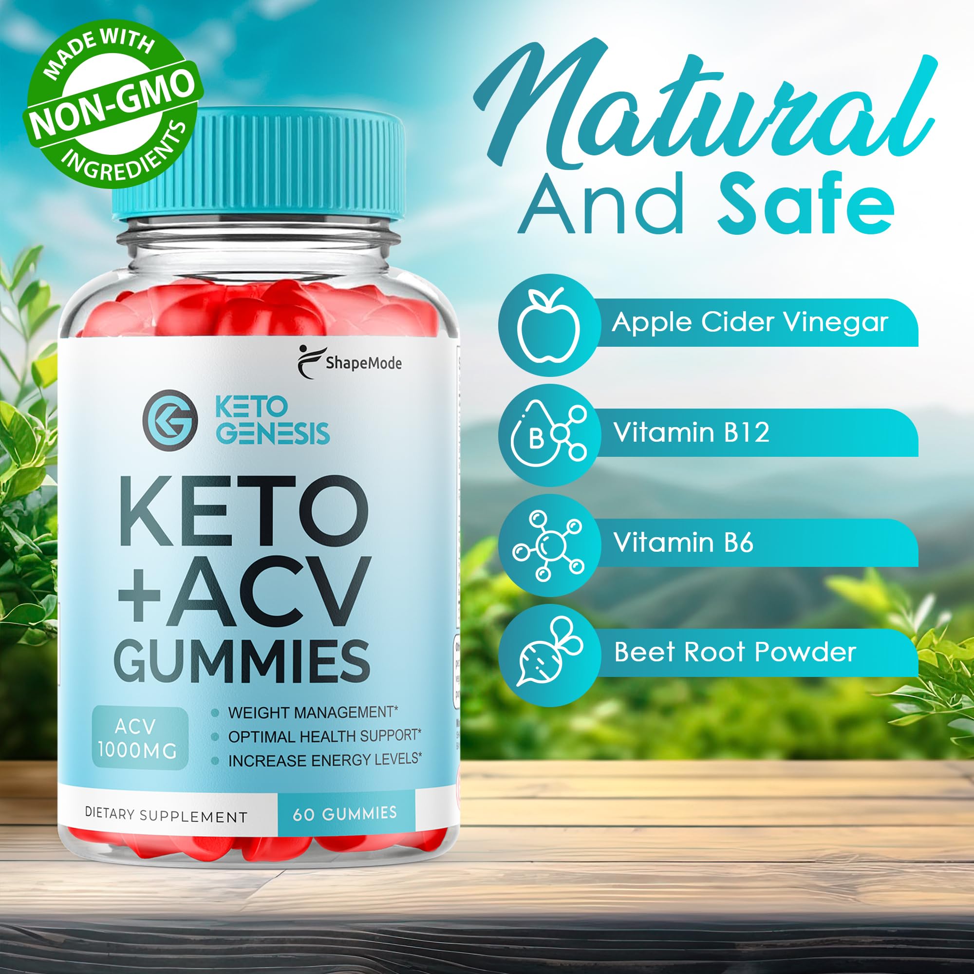 Keto Genesis ACV Gummies - Advanced Weight Loss, Genesis Keto Ketones Apple Cider SHAPEMODE Au supplements