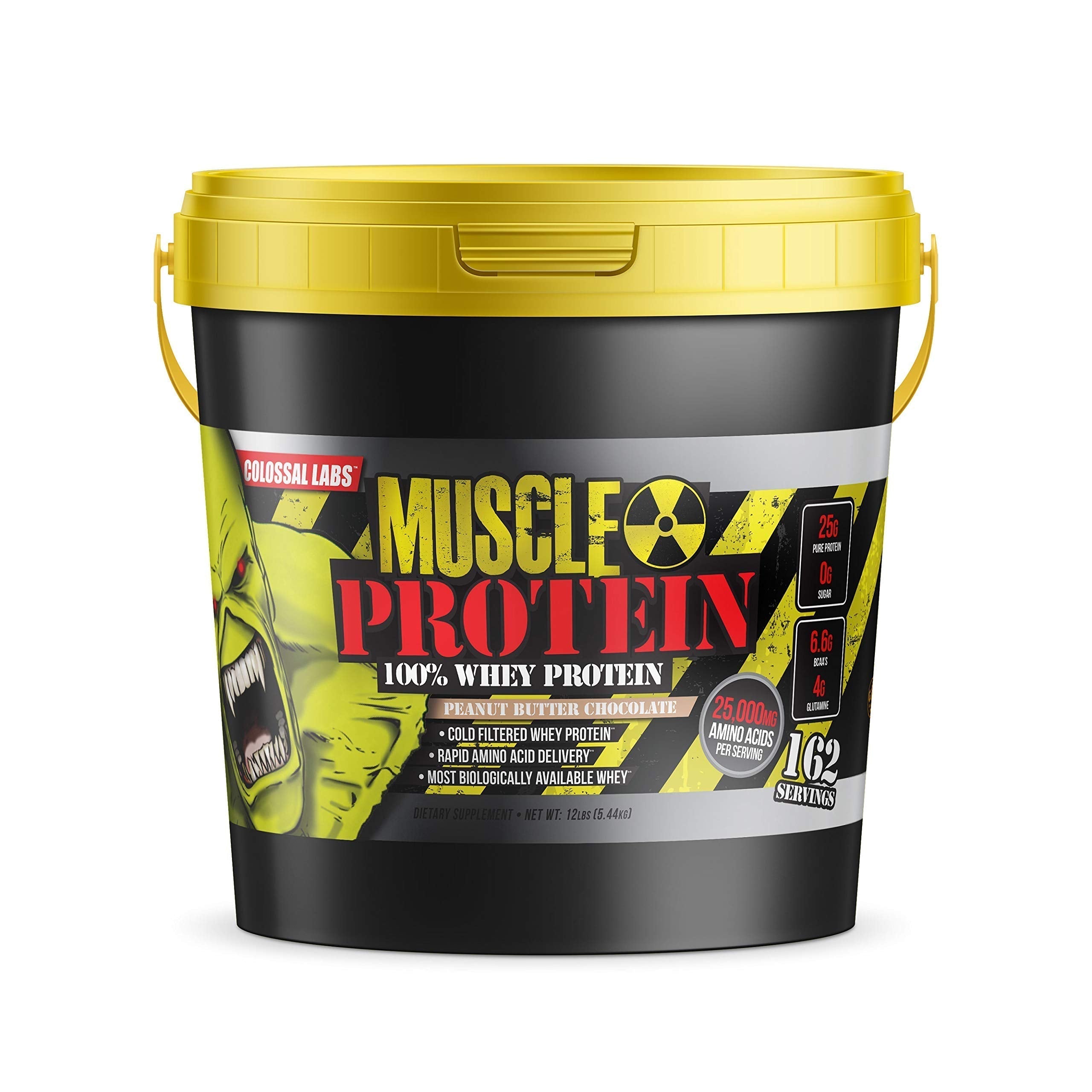 COLOSSAL LABS Muscle Growth Whey Protein [12 lbs/Pack of 1]–Peanut Butter Chocolate COLOSSAL LABS Au supplements