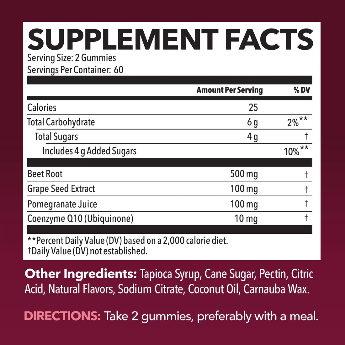 Beet Root Gummies with COQ10 & Pomegranate - Nitric Oxide Supplement for Men and Women - Beetroot for Endurance, Performance, Recovery - Vegan, Non-GMO, Gluten Free - HAVASU NUTRITION uk supplements