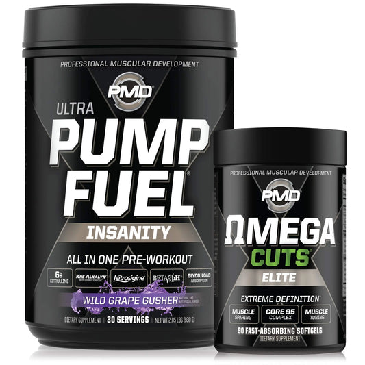 PMD Sports Ultra Pump Fuel Insanity - Pre Workout - Grape Gusher (30 Servings) PMDAU supplements