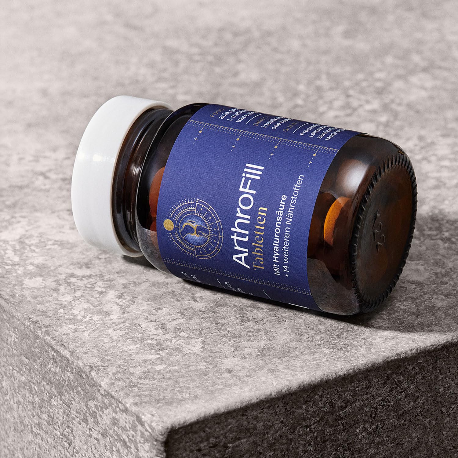 ArthroFill™ Tablets - Proven European Joint Relief - Vegan Hyaluronic Acid - Nutrient Complex - Support Active Movement Functions with 15 Vital Micronutrients - Made in Germany ArthroFill Au supplements