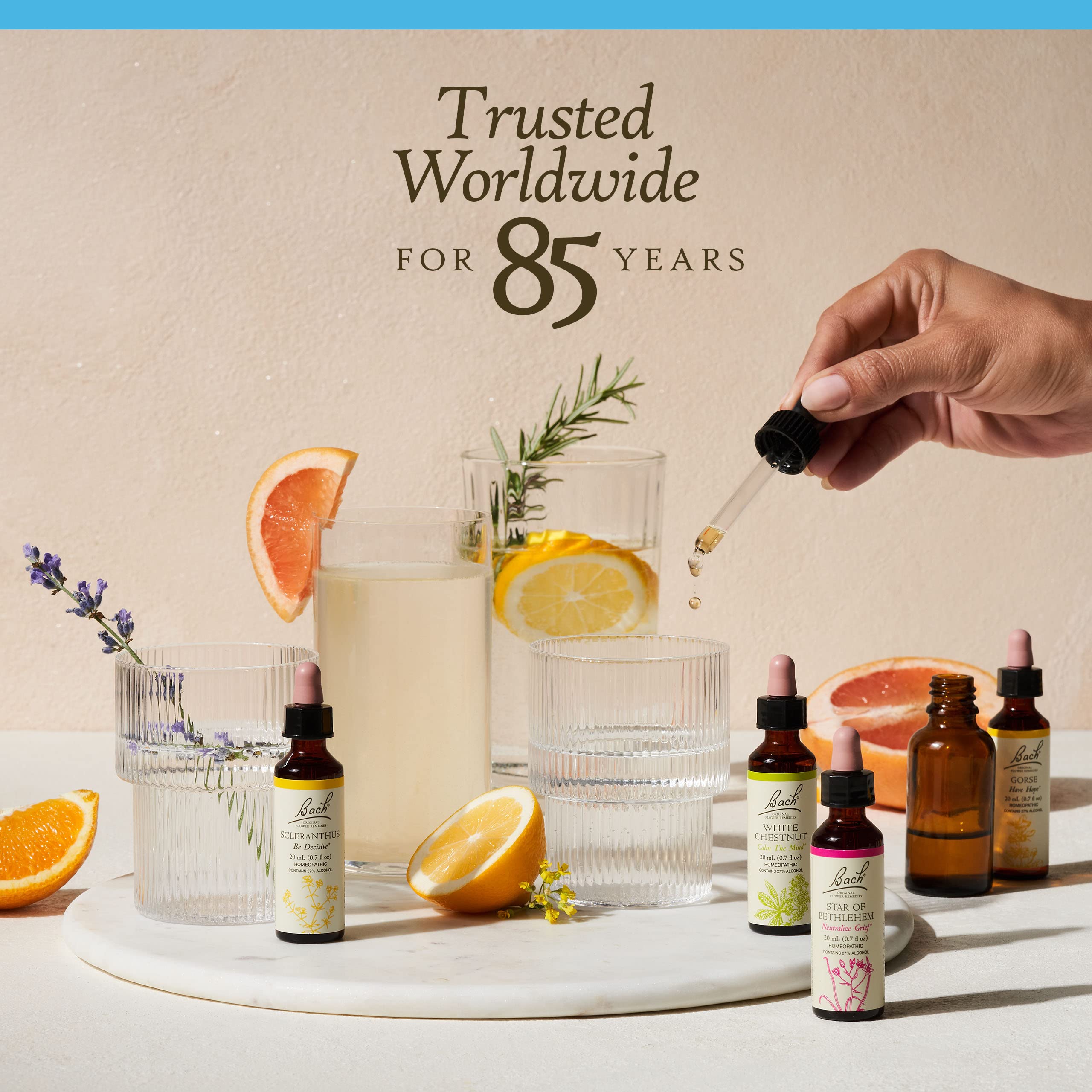 Bach Original Flower Remedies, Rock Water for Flexibility, Natural Homeopathic Flower Essence Bach Au supplements