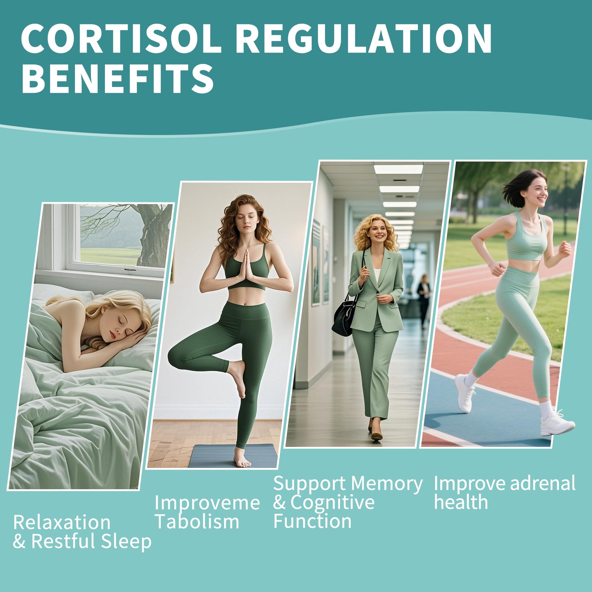 Cortisol Supplements Gummies for Women, Cortisol Reducer w.Ashwagandha Rhodiola Rosea Magnesium L-Theanine Phosphatidylserine Black Peper, Hormone Balanced & Lower Cortisol - 30 Day Vegan Supply Herbance Au supplements