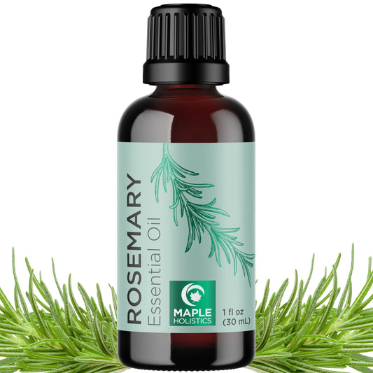 Pure Rosemary Essential Oil for Aromatherapy - Pure Rosemary Oil for Hair Skin and Nails Maple HolisticsAU supplements
