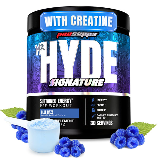 ProSupps Mr. Hyde Signature Pre Workout Powder with Creatine, Beta Alanine & Caffeine - Performance, Energy & Endurance - Clean Fitness & Gym Supplements for Men & Women = ProSuppsUS supplements