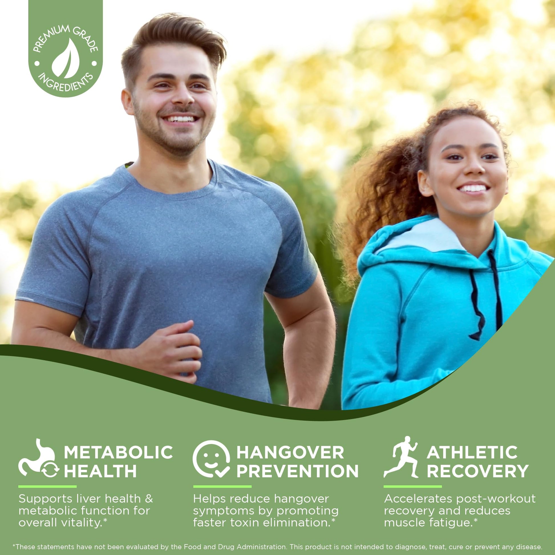 Restorio™ Metabolic Health Support Capsules - Liver & Inflammation Support - Hangover Prevention - Exercise Recovery - 120 Capsules Restorio Au supplements