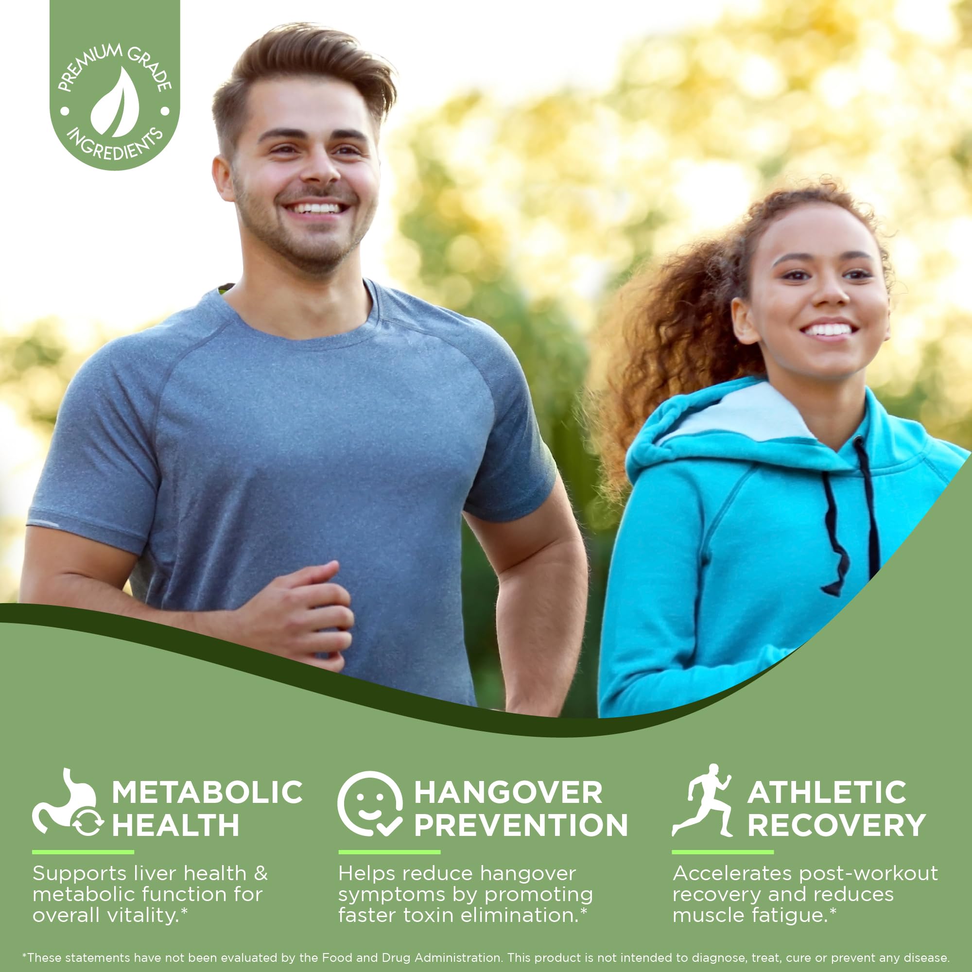 Restorio™ Metabolic Health Support Capsules - Liver & Inflammation Support - Hangover Prevention - Exercise Recovery - 120 Capsules Restorio Au supplements