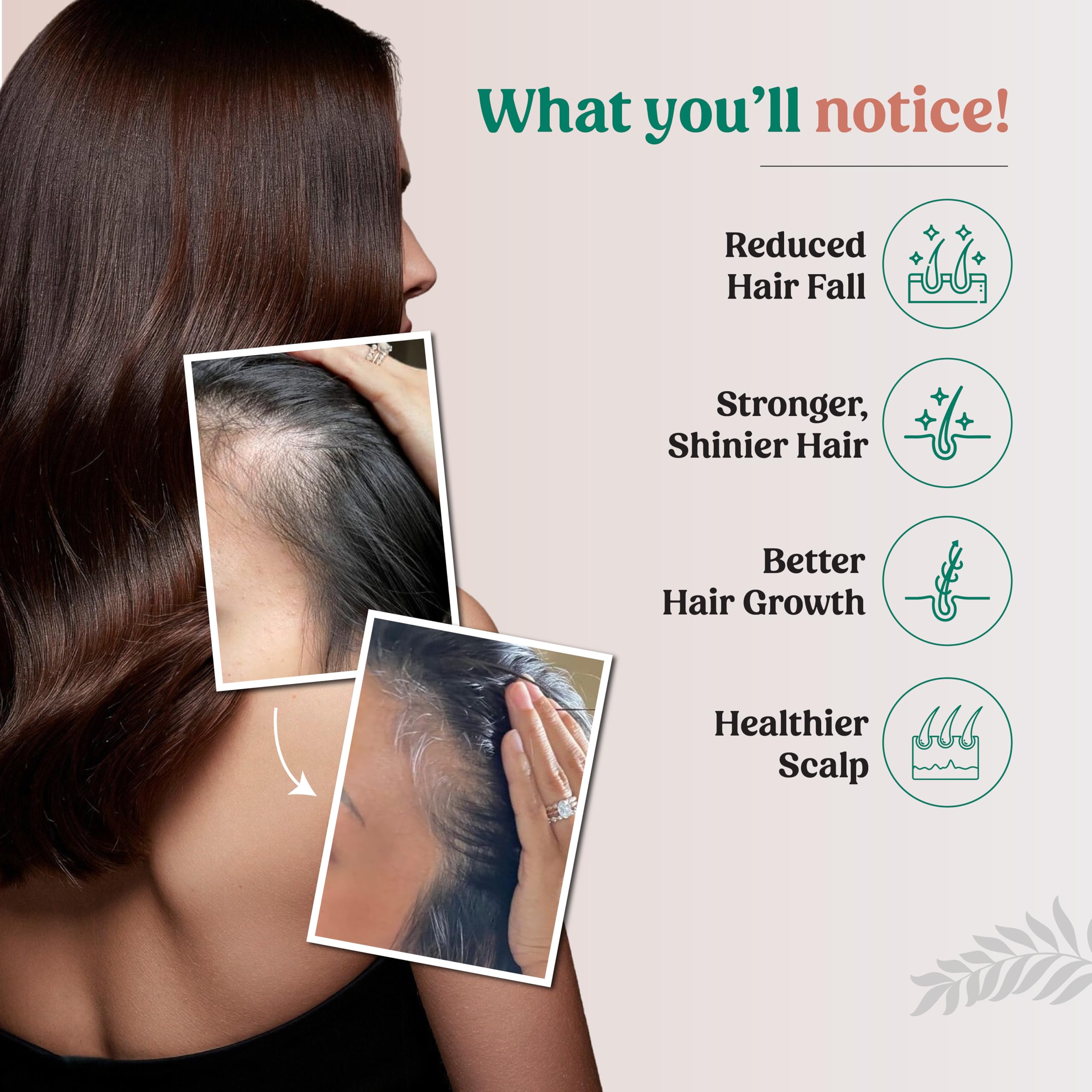 Glosense Hair You Glo – Plant-Based Biotin Supplement | Hair Growth Drink | Natural Hair Vitamins Powder with Amla, Sea Buckthorn, Gotu Kola | No Added Sugar, No Added Flavours | 30 Servings Glosense Au supplements