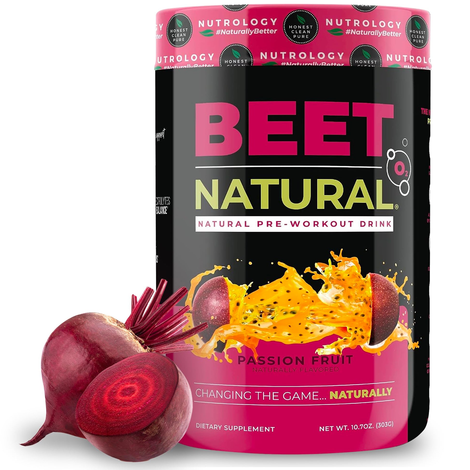 Nutrology Beet Natural O2, Pre Workout Powder, Energy, Endurance; Nitric Oxide Booster Nutrology Au supplements