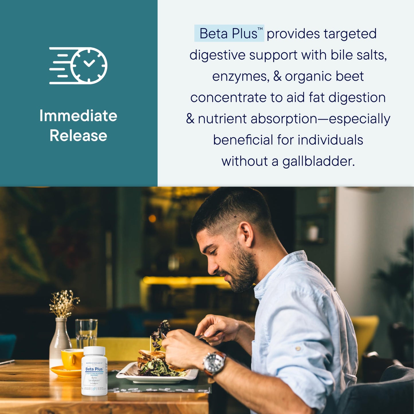 Biotics Research Beta-Plus™ Nutritional Ox Bile Salts Digestive Enzymes Supplement for Bile Production for No Gallbladder-Supports Overall Liver Function, BIOTICS RESEARCHUS supplements