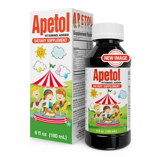 Apetol Appetite Booster & Brain Energy Liquid Vitamins - Dietary Supplements for Kids & Adults - Supports Digestive Health, Memory & Vitality ApetolAU supplements