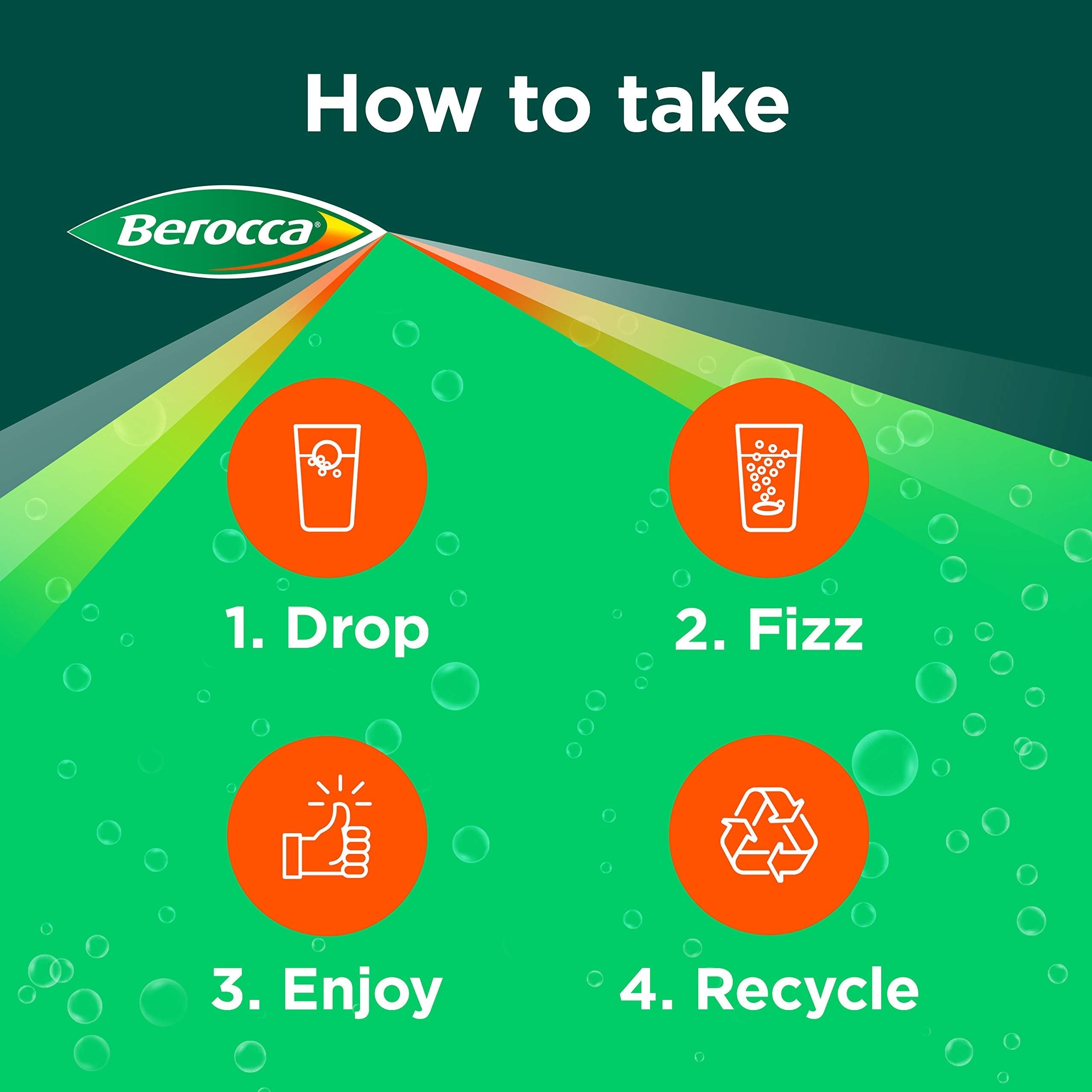 Berocca Vitamin C Effervescent Tablets, with Magnesium, Vitamin B12 and Vitamin B Berocca Au supplements