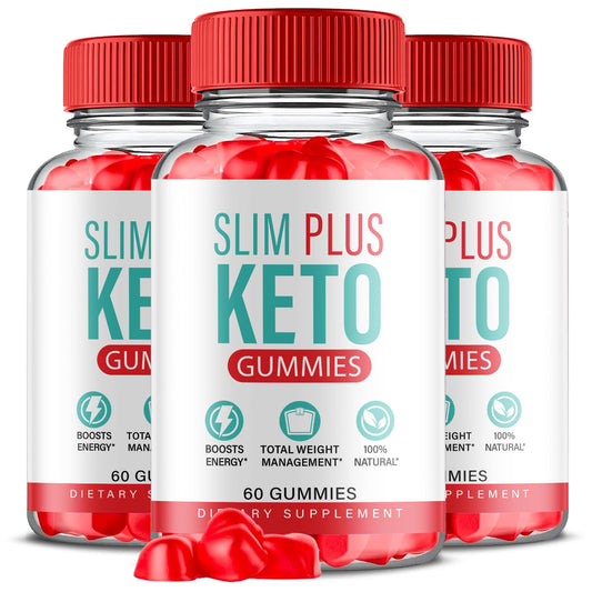 (3 Pack) Slim Plus Keto Gummies - Slim Plus Keto ACV Gummies with Apple Cider Vinegar Ark LabsUS supplements