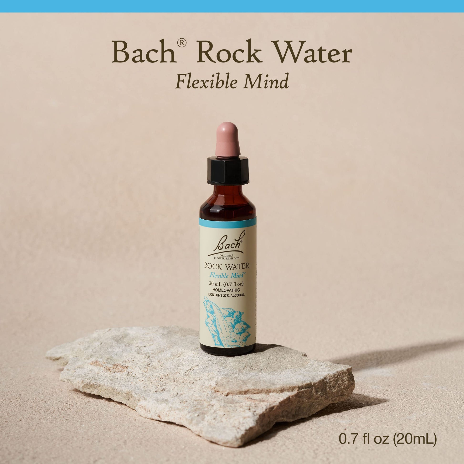 Bach Original Flower Remedies, Rock Water for Flexibility, Natural Homeopathic Flower Essence Bach Au supplements