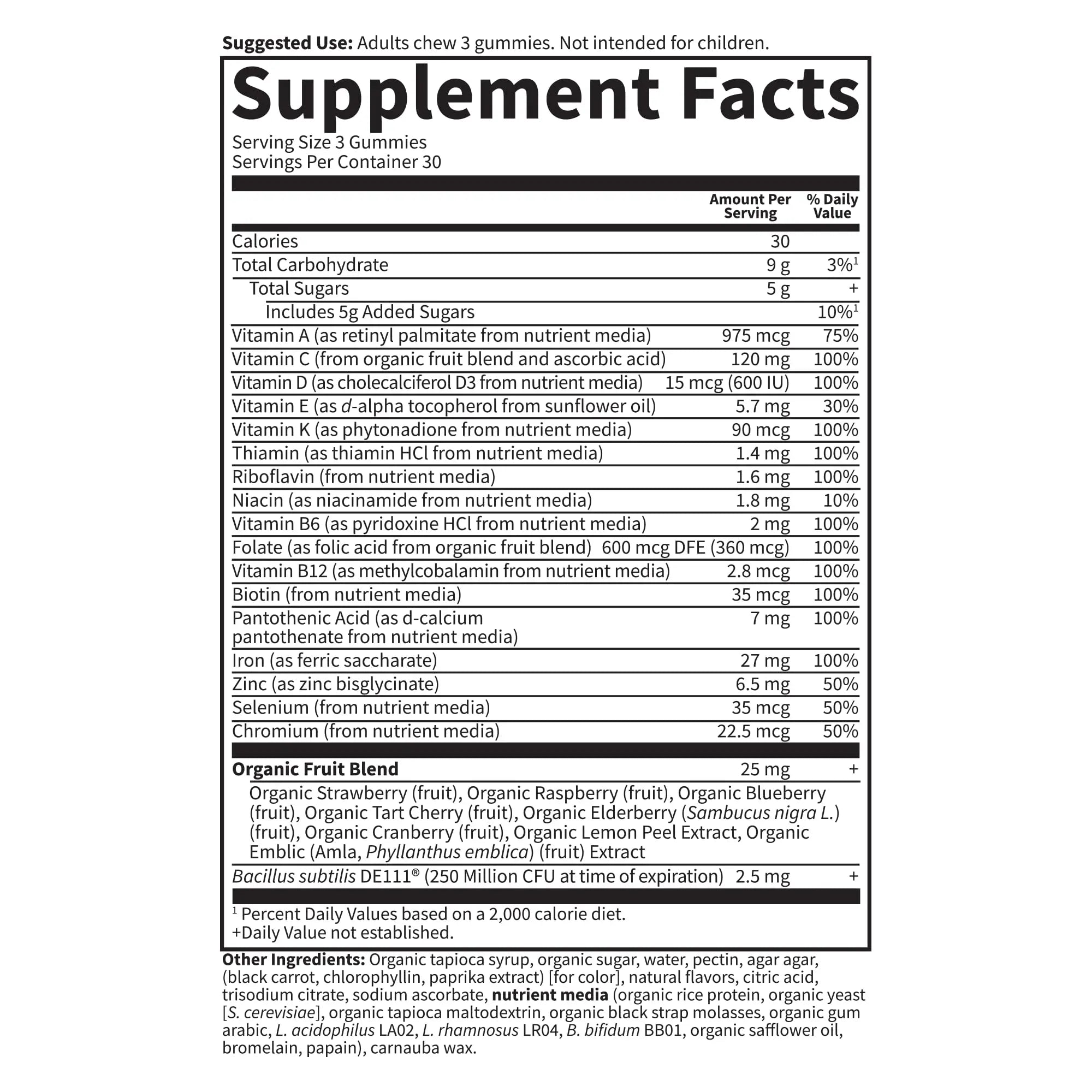 Essential Prenatal Gummy Vitamins for Women with Iron: Folate, Biotin, D3 & B12 + Probiotics for Digestion, Vitamin Code Multivitamin Garden of Life Au supplements