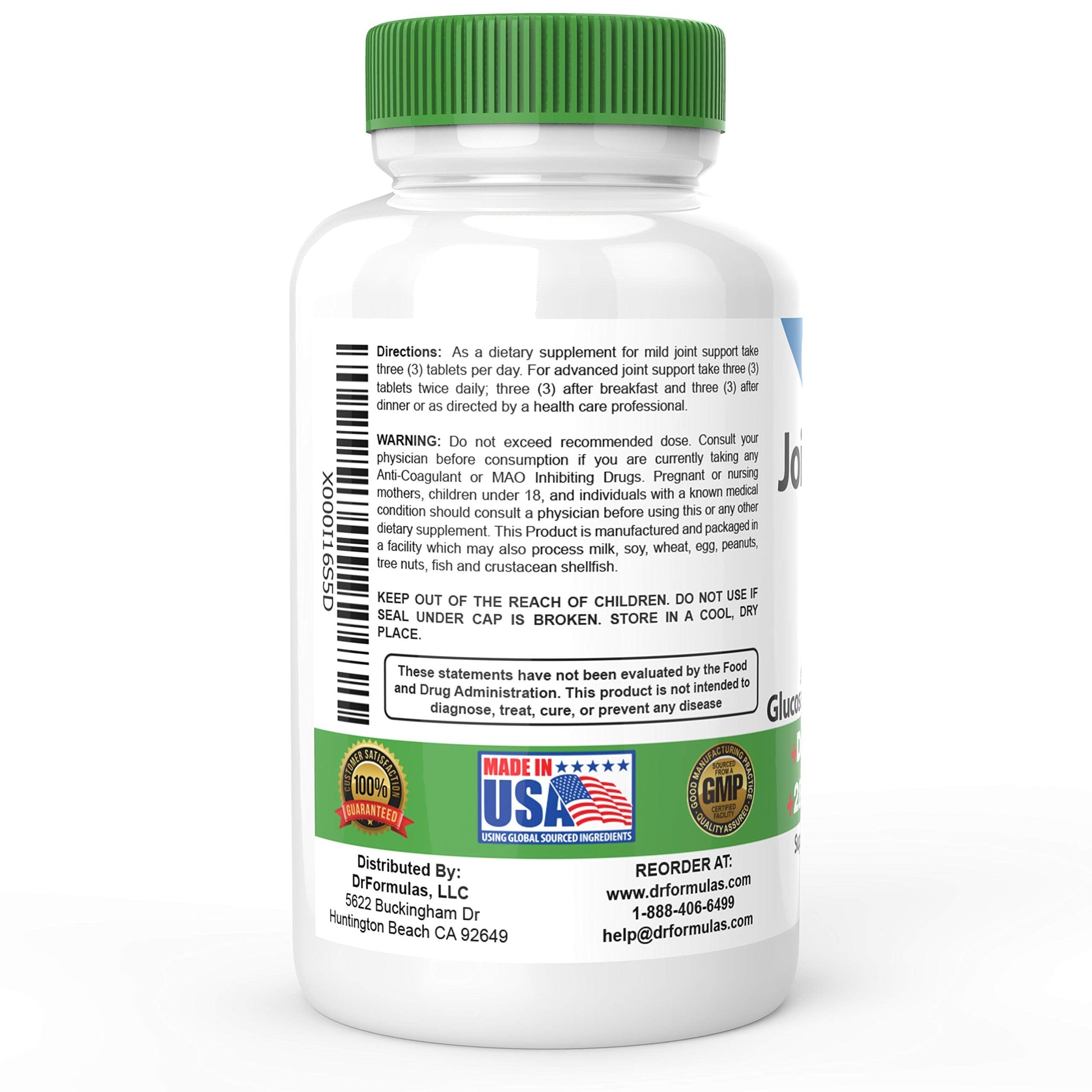DrFormulas Joint Support Supplements for Men & Women | Glucosamine Chondroitin Msm, (Mendamine) 60 Day Supply DrFormulas Au supplements