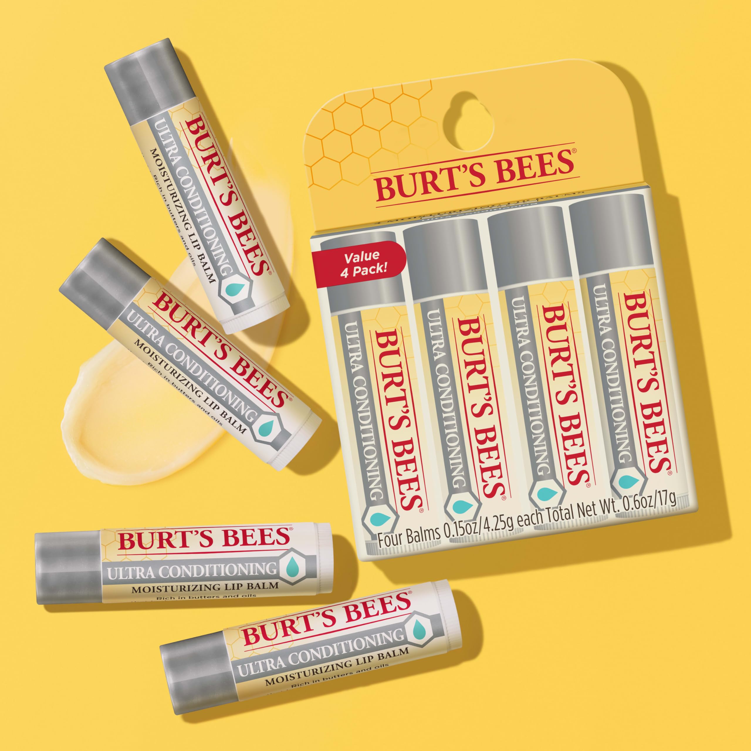 Burt's Bees Easter Basket Stuffers, Balm Bouquet Lip Balm Set, Original Beeswax, Vanilla Bean, Cucumber Mint, Coconut & Pear Pack, Natural Origin Lip Treatment, 4 Tubes, 0.15 oz. Burt's Bees Au supplements